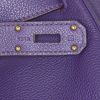 Hermes Birkin Shoulder handbag in purple togo leather - Detail D5 thumbnail