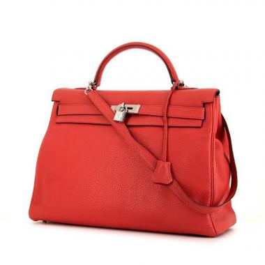 Borsa Hermes Kelly 40 cm in pelle togo rosa Jaipur