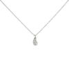 Collar Tiffany & Co Teardrop modelo pequeño en platino y diamantes - 00pp thumbnail