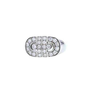 Sortija Bulgari Parentesi en oro blanco y diamantes Sortija Bulgari Parentesi en oro blanco y diamantes