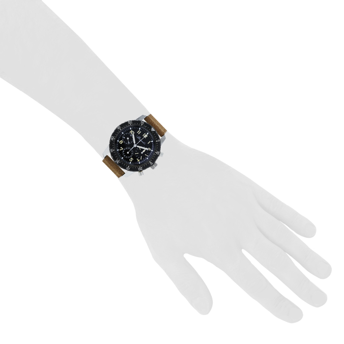 Breguet Type XX watch in stainless steel Circa  1970 - Detail D1
