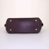 Salvatore Ferragamo Fiamma medium model shoulder bag in purple leather - Detail D5 thumbnail