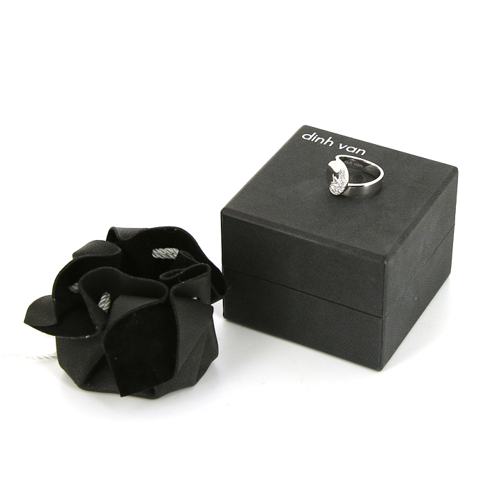 Dinh Van Double Sens ring in white gold and diamonds - Detail D2