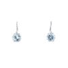Dior Mimioui earrings in white gold and aquamarine - 00pp thumbnail