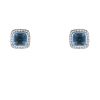 Fred Pain de Sucre earrings in white gold,  diamonds and topaz - 00pp thumbnail