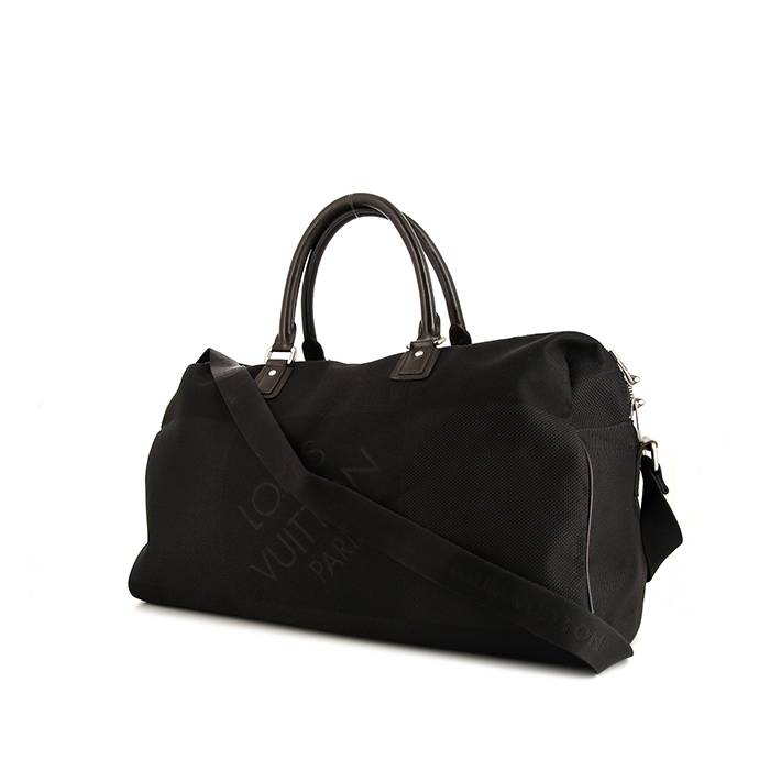 Bolsa de viaje Louis Vuitton Geant Attaquant en lona gris y cuero