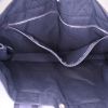 Sac cabas Hermes Toto Bag - Shop Bag en cuir noir et toile noire - Detail D2 thumbnail