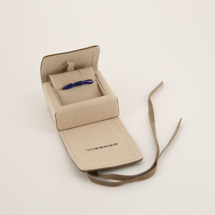 Vhernier Calla bracelet in silver and lapis-lazuli
