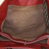 Shopping bag Bottega Veneta Fourre-tout in pelle intrecciata rossa - Detail D2 thumbnail
