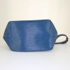 Louis Vuitton Noé small model handbag in blue epi leather - Detail D4 thumbnail