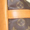 Bolso de mano Louis Vuitton petit Noé en lona Monogram marrón y cuero natural - Detail D3 thumbnail