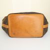 Louis Vuitton petit Noé handbag in brown monogram canvas and natural leather - Detail D4 thumbnail