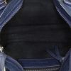 Balenciaga Classic City mini handbag in blue leather - Detail D3 thumbnail