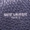 Sac bandoulière Saint Laurent Sac de jour en cuir grainé noir - Detail D4 thumbnail