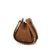 Valentino Garavani Rockstud shoulder bag in brown leather - 00pp thumbnail