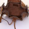 Valentino Garavani Rockstud shoulder bag in brown leather - Detail D2 thumbnail
