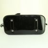 Louis Vuitton Alma medium model handbag in black monogram patent leather - Detail D4 thumbnail