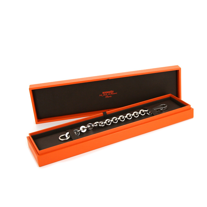 Bracciale Hermès Voltige in argento - Detail D2