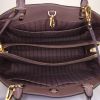 Louis Vuitton Montaigne handbag in taupe empreinte monogram leather - Detail D3 thumbnail