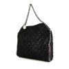 Stella McCartney Falabella handbag in black quilted canvas - 00pp thumbnail