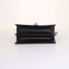 Fendi Kan I small model shoulder bag in black monogram leather and black leather - Detail D5 thumbnail