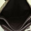 Shopping bag Gucci Joy modello grande in tela monogram beige e pelle lucida marrone - Detail D3 thumbnail