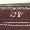 Sac Hermès Sandrine en cuir box marron - Detail D3 thumbnail