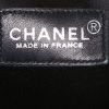 Chanel Vintage backpack in blue satin and blue quilted suede - Detail D3 thumbnail