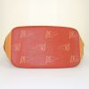 Louis Vuitton America's Cup travel bag in orange logo canvas and natural leather - Detail D4 thumbnail