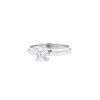 Vintage ring in white gold and diamond - 00pp thumbnail