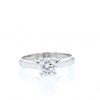 Vintage ring in white gold and diamond - 360 thumbnail