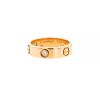 Cartier Love ring in pink gold and diamonds - 00pp thumbnail