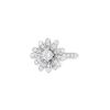 Dior Marguerite large model ring in white gold and diamonds - 00pp thumbnail