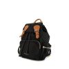 Burberry Rucksack backpack in black canvas and brown leather - 00pp thumbnail