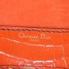 Bolso de mano Dior J'Adior en cuero naranja - Detail D4 thumbnail