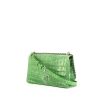 Bolso bandolera Dior Diorama en cuero verde - 00pp thumbnail