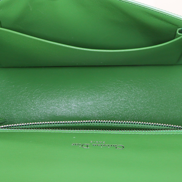 Dior Diorama shoulder bag in green leather - Detail D3