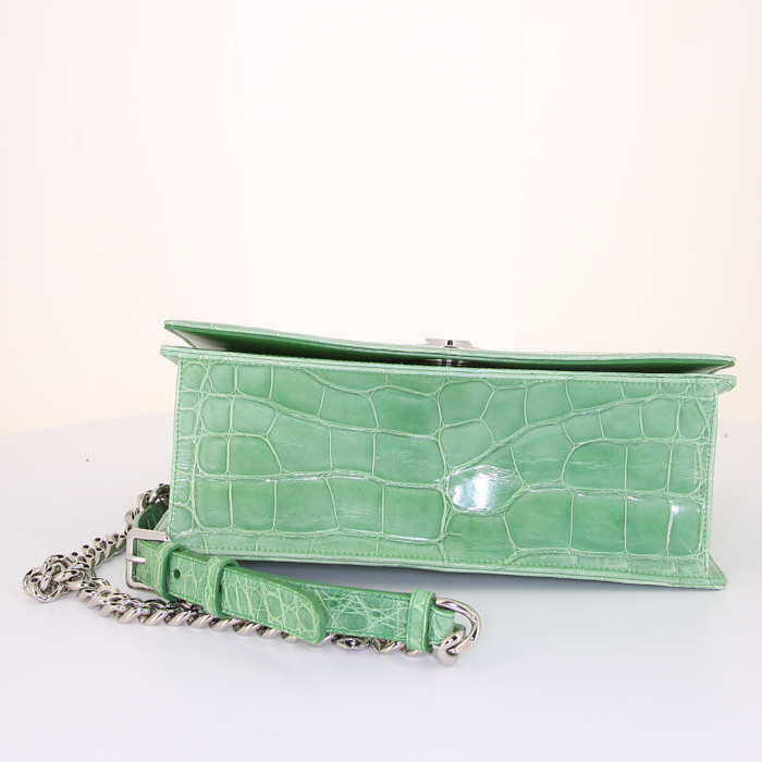 Borsa a tracolla Dior Diorama in pelle verde - Detail D5