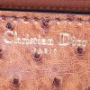 Borsa a tracolla Dior Dioraddict in struzzo gold - Detail D4 thumbnail