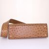 Dior Dioraddict shoulder bag in gold ostrich leather - Detail D5 thumbnail