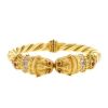 Bracelet jonc Lalaounis en or jaune,  diamants et rubis - 00pp thumbnail