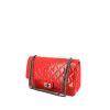 Chanel 2.55 handbag in red patent quilted leather - 00pp thumbnail