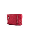 Chanel shopping bag in red leather - 00pp thumbnail