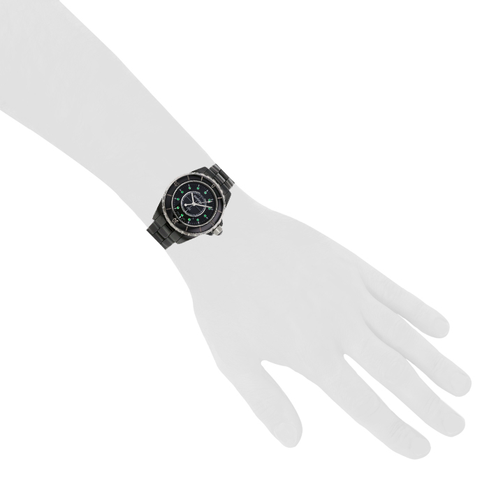 Reloj Chanel J12 de cerámica noire Circa  2010 - Detail D1