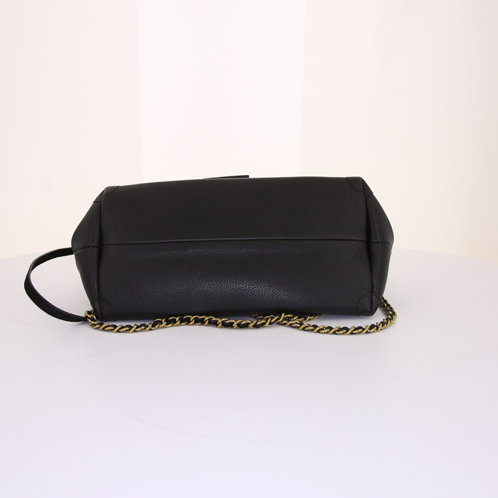 Bolso bandolera Jerome Dreyfuss Lulu modelo mediano en cuero negro - Detail D4