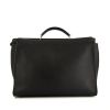 Fendi Peekaboo Selleria shoulder bag in black grained leather - 360 thumbnail