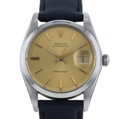 Reloj Rolex Oyster Date Precision de acero Ref :  6694 Circa  1977