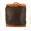Borsa da viaggio Louis Vuitton Steamer Bag in tela monogram marrone e pelle naturale - 360 thumbnail