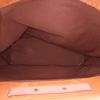 Borsa da viaggio Louis Vuitton Steamer Bag in tela monogram marrone e pelle naturale - Detail D2 thumbnail