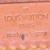 Bolsa de viaje Louis Vuitton Steamer Bag en lona Monogram marrón y cuero natural - Detail D3 thumbnail